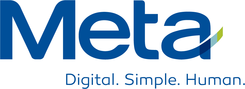 The Meta logo.